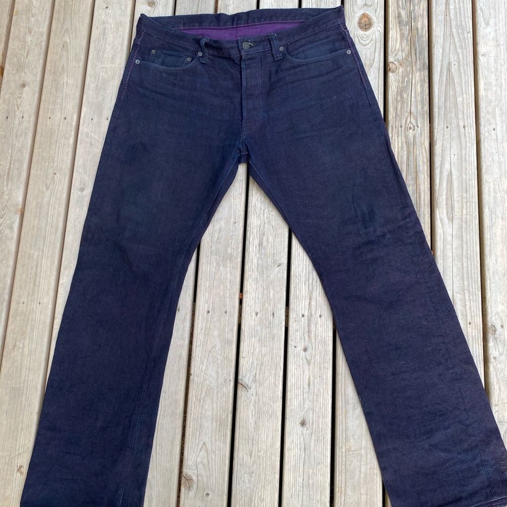 Pure Blue Japan Selvedge Denim 36 x 41